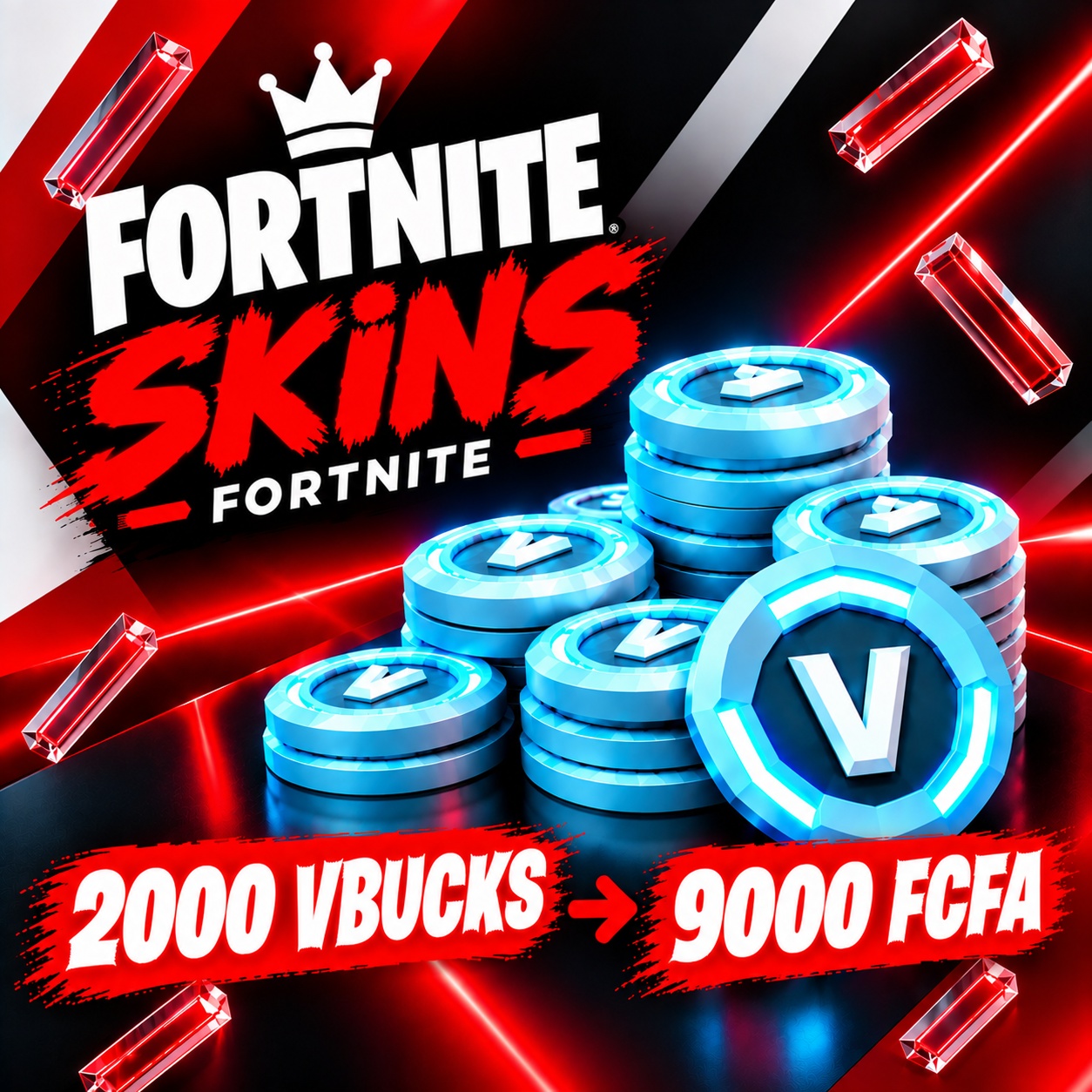 SKIN DE 2000 VBUCKS